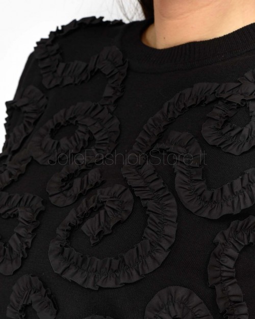 Meimeij MAGLIA NERO  M5PZ44 100