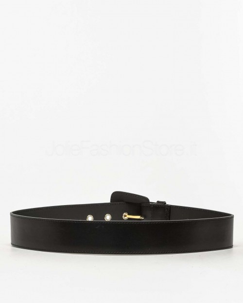 Patrizia Pepe BELT Black/Light Gold  8W0061 L048 K118