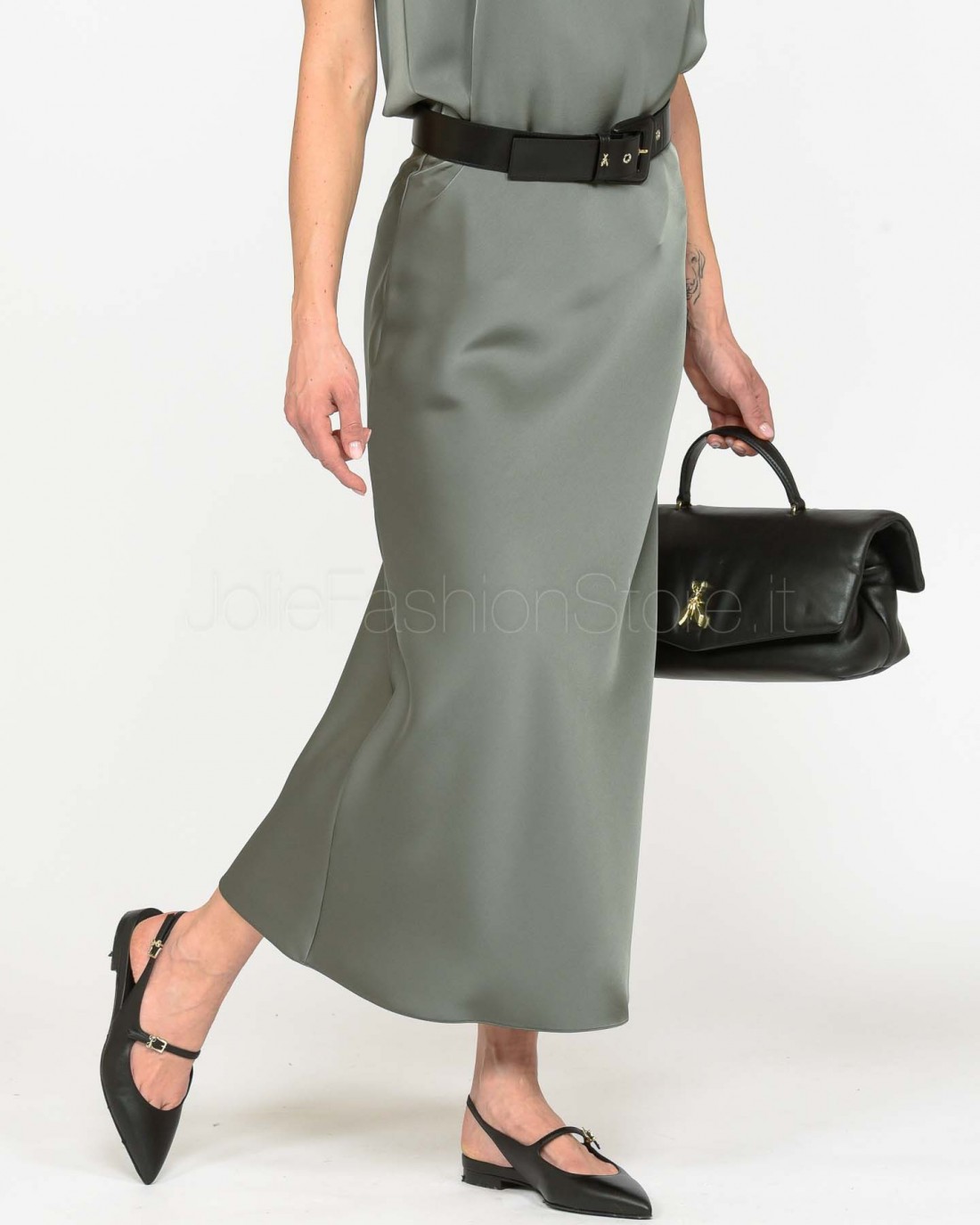 Patrizia Pepe SKIRT Urban Gray  8G0420 A459 S701