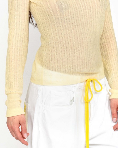 Patrizia Pepe Maglia Super Light Vanilla  8K0264 K034 W385