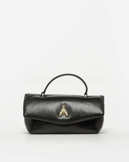 Patrizia Pepe Tasche Fly Bamby aus schwarzem Leder