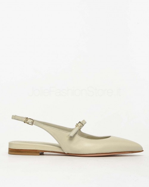 Sergio Levantesi White Slingback Pump  FEDE VIRGO SASSO
