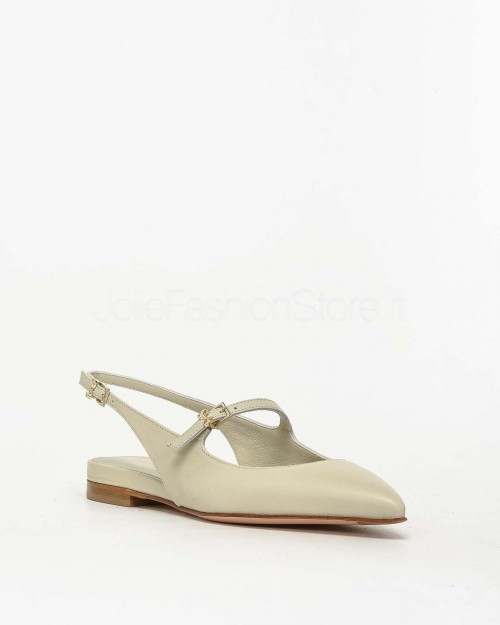 Sergio Levantesi White Slingback Pump  FEDE VIRGO SASSO