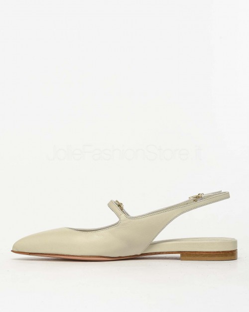 Sergio Levantesi White Slingback Pump  FEDE VIRGO SASSO