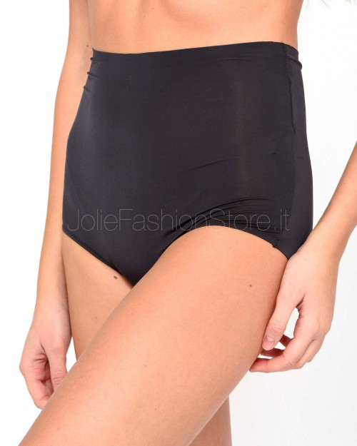 Patrizia Pepe Culotte mit hoher Taille, Schwarz