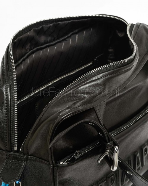 Patrizia Pepe Shopping Bag in Pelle Morbida Nero  2B0125 L113P K103