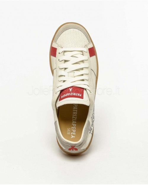 Patrizia Pepe SHOES White & Red  2Z0064 L150 FF69