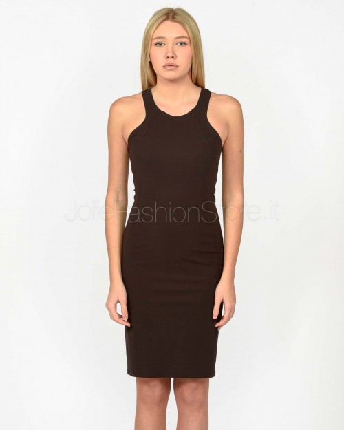 Patrizia Pepe DRESS Dark Sensual Brown  CA1431 JZ26 B836