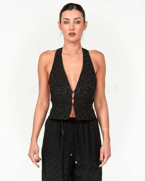 Elisabetta Franchi Gilet Nero  GL00652E2 110
