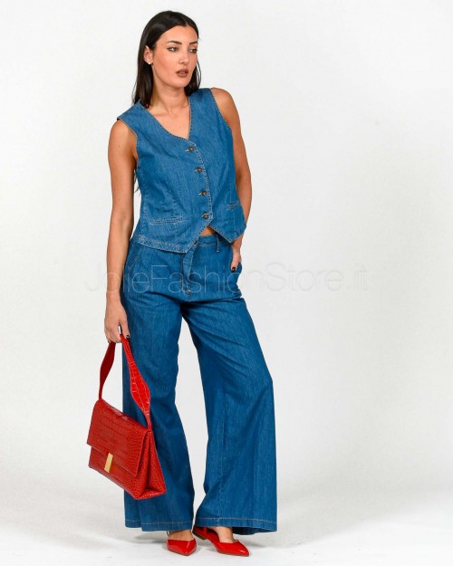 Squad Gilet Denim  GILET225035 VRU