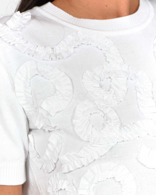 Meimeij OFF WHITE SWEATER  M5PZ44 791