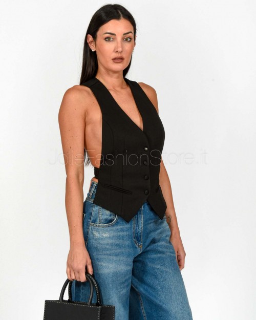 Elisabetta Franchi Gilet Nero