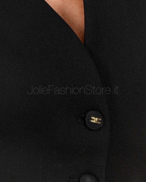 Elisabetta Franchi Gilet Nero  GL00452E2 110