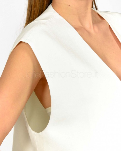 Meimeij Gilet Off White  M5EI04 791