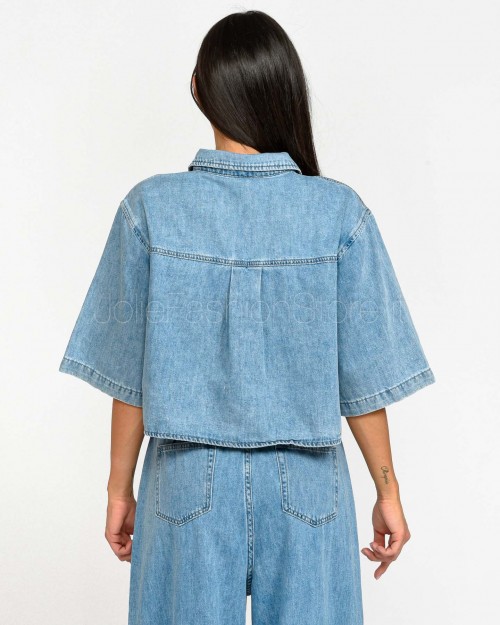Grace & Mila Camicia Azzurro  POMONA_12986 SKY BLUE