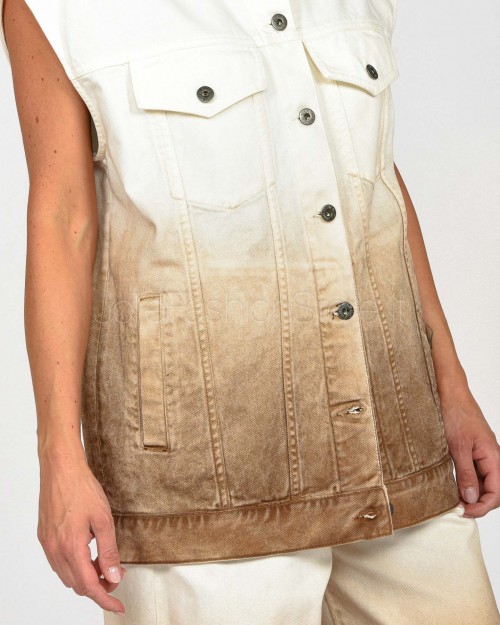 SOLO TRE GILET DATTERO SFUMATURA  M1D0207 DF DATTERO