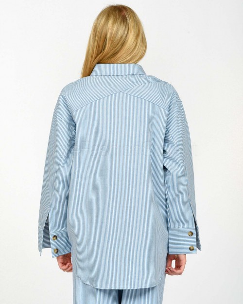 Grace & Mila Camicia Blu  PEGGY_13019 BLEU