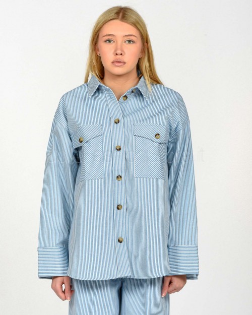 Grace & Mila Camicia Blu  PEGGY_13019 BLEU