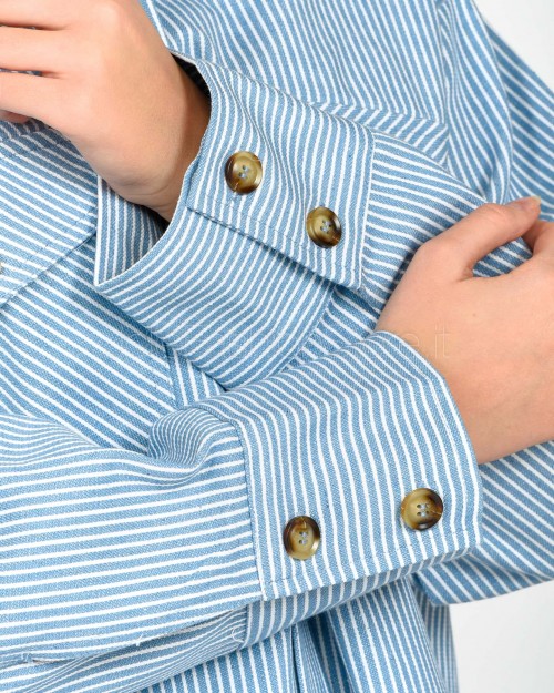 Grace & Mila Camicia Blu  PEGGY_13019 BLEU