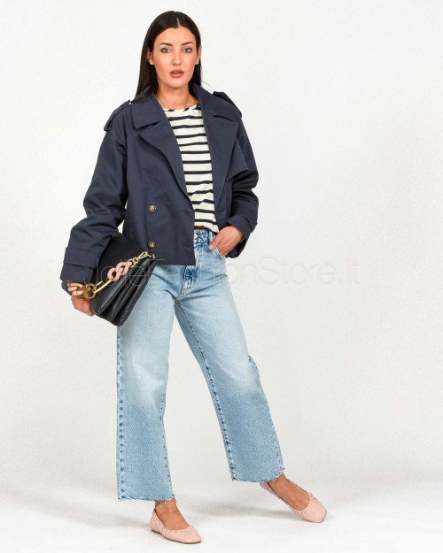 Grace & Mila Trench Azzurro  PRINTEMPS_13036 MARINE