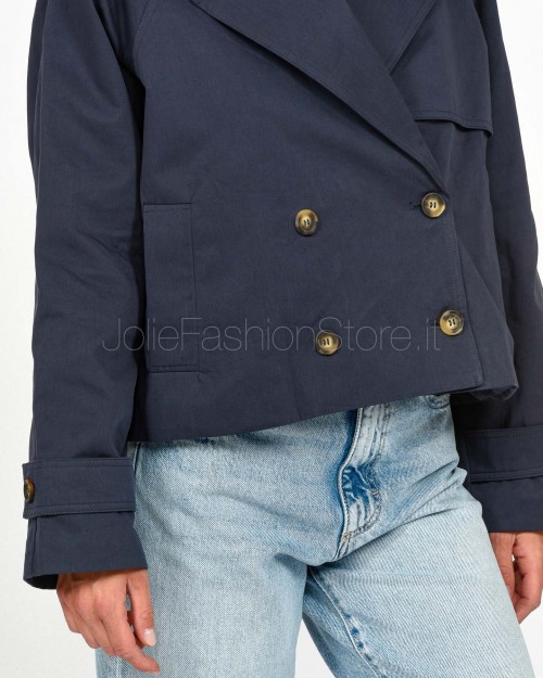 Grace & Mila Trench Azzurro  PRINTEMPS_13036 MARINE