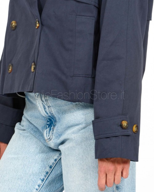 Grace & Mila Trench Azzurro  PRINTEMPS_13036 MARINE