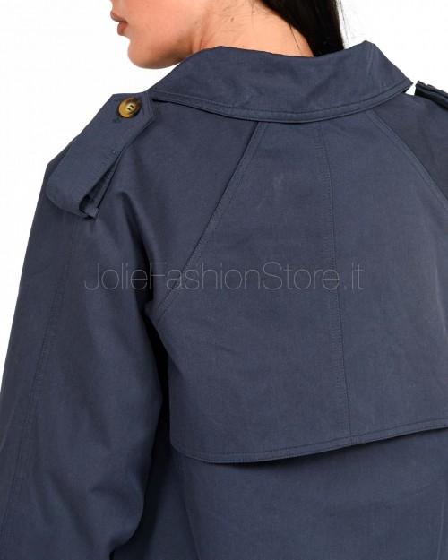 Grace & Mila Trench Azzurro  PRINTEMPS_13036 MARINE