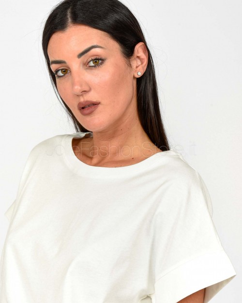 SOLO TRE TOP BIANCO  M1D0125 A 01