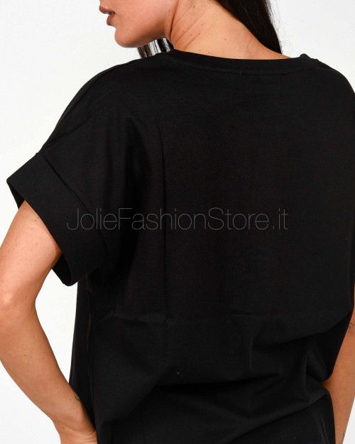 SOLO TRE TOP NERO  M1D0125 A 99