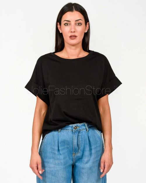 SOLO TRE TOP NERO  M1D0125 A 99