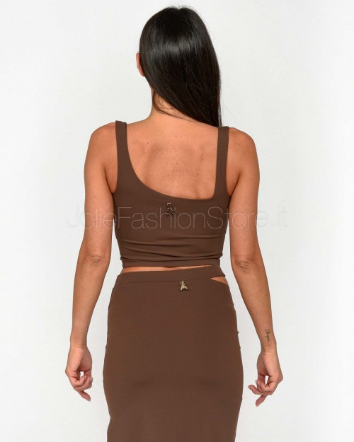Patrizia Pepe T-SHIRT Sensual Brown  2M4434 J129 B825