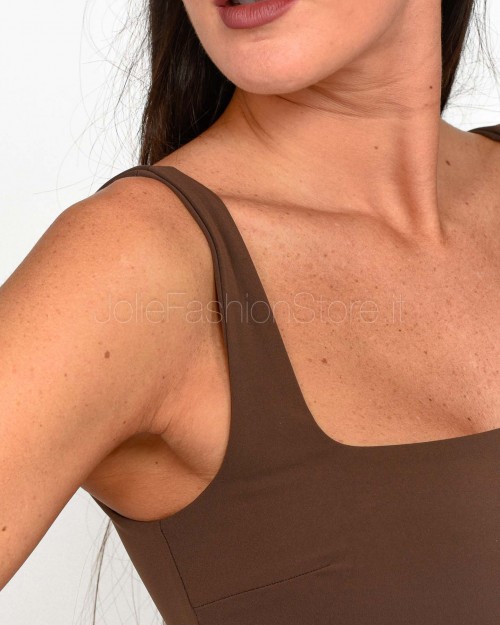 Patrizia Pepe T-SHIRT Sensual Brown  2M4434 J129 B825