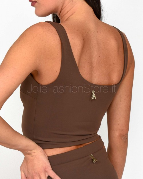 Patrizia Pepe T-SHIRT Sensual Brown  2M4434 J129 B825