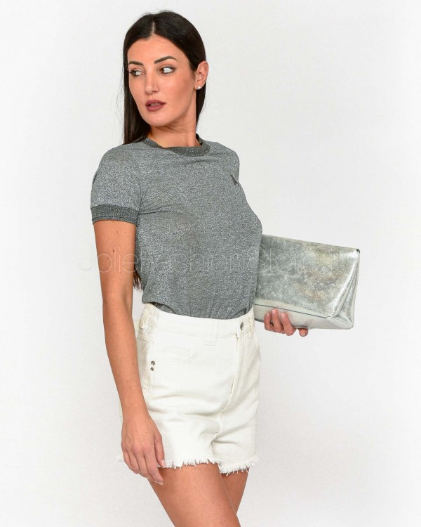 Patrizia Pepe SWEATER/KNIT Urban grey lurex fly  8K0278 K128 S721