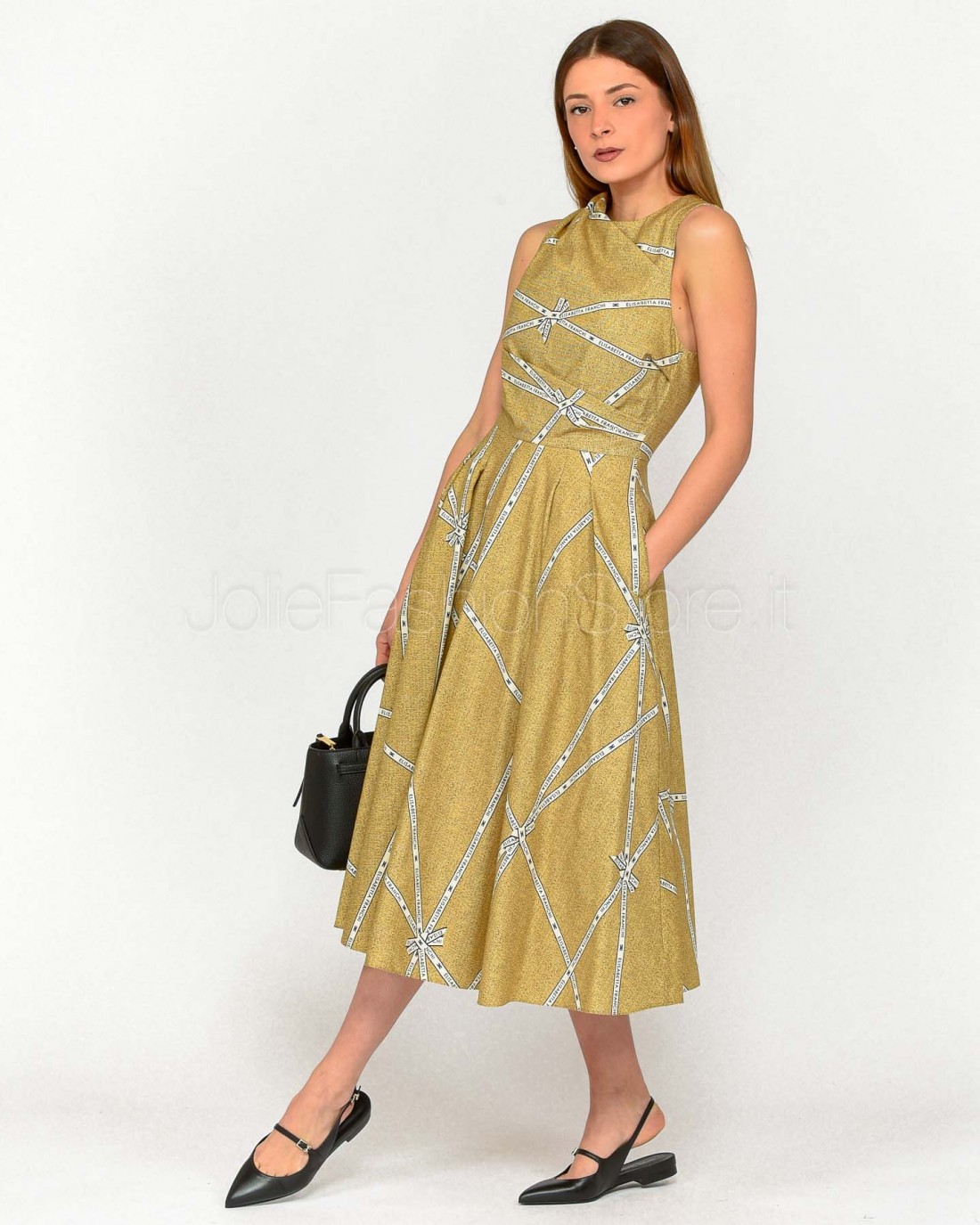 Elisabetta Franchi Abito Donna Paglia/Burro  ABS5252E2 BE1