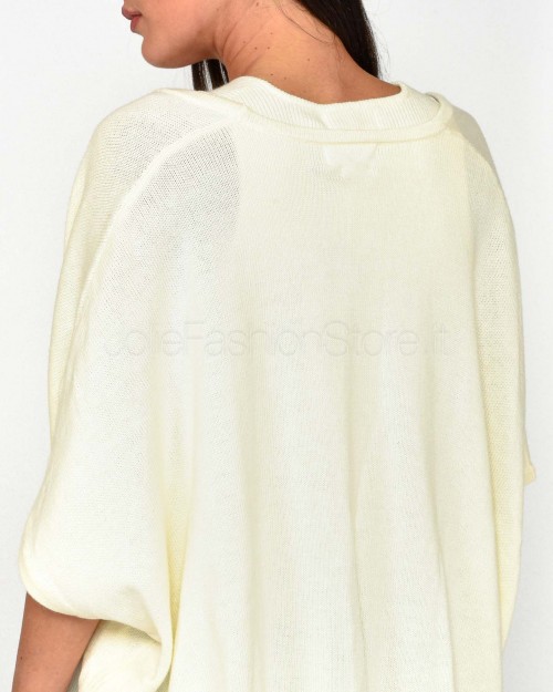 Not Shy Cardigan 1 Bottone Beige  4603122 BLANC PUR