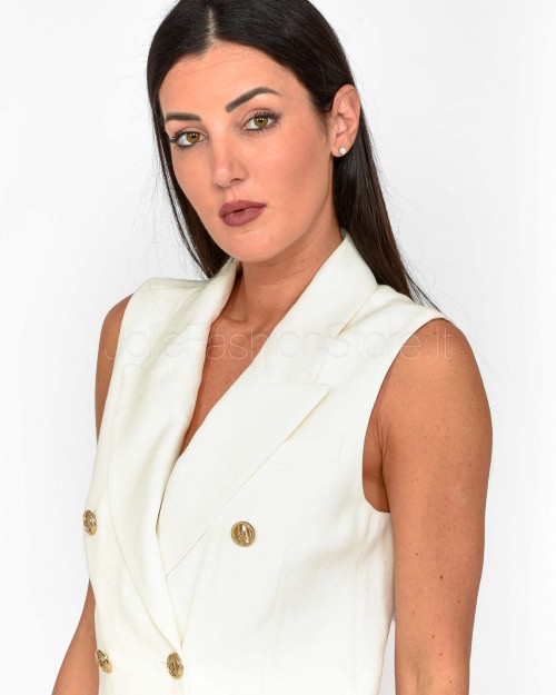 Elisabetta Franchi Abito Donna Avorio  AB85352E2 360
