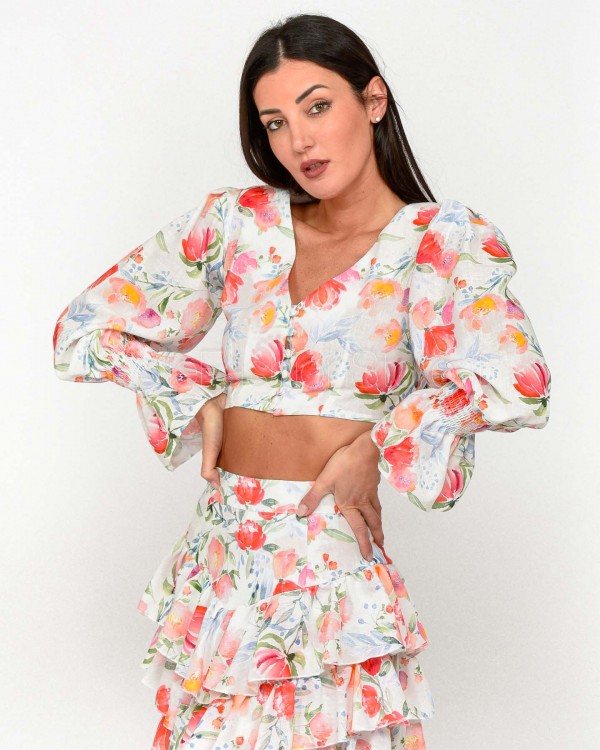 Actualee Camicia Print  14143 PRINT MULTITONE