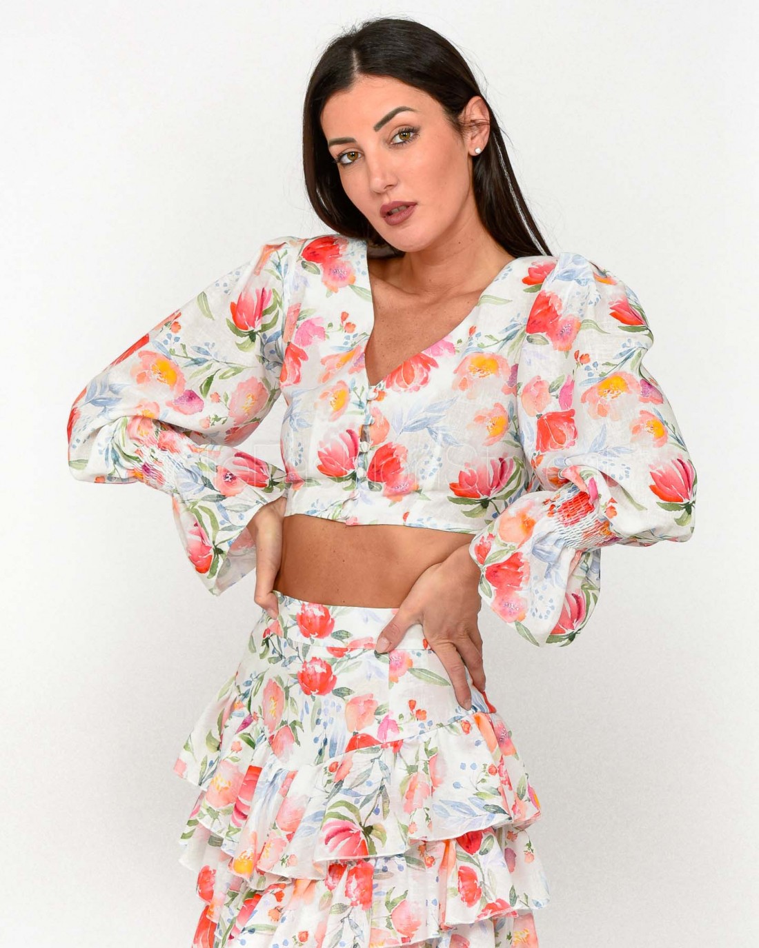 Actualee Camicia Print  14143 PRINT MULTITONE