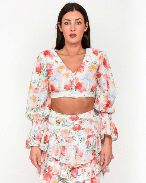 Actualee Camicia Print  14143 PRINT MULTITONE