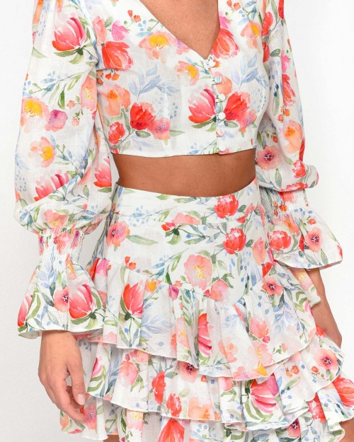 Actualee Camicia Print  14143 PRINT MULTITONE