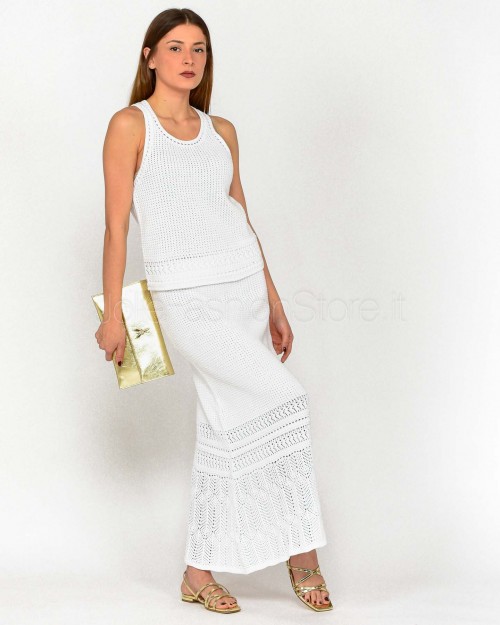 Not Shy Canotta Bianco  4608368 BLANC PUR