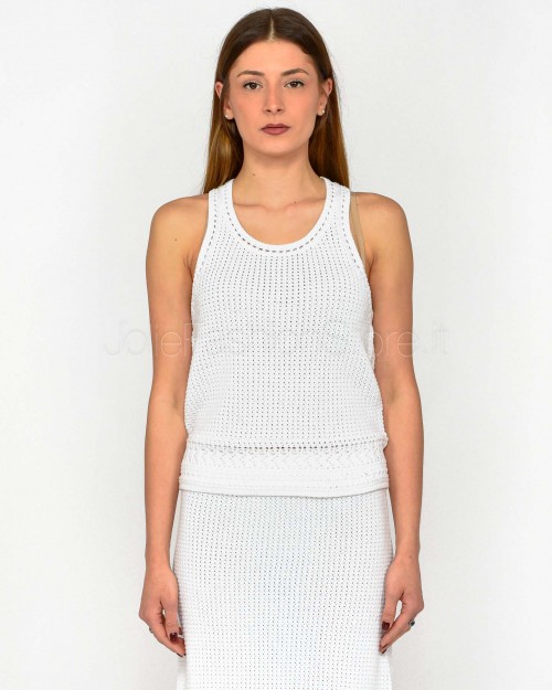 Not Shy Canotta Bianco  4608368 BLANC PUR