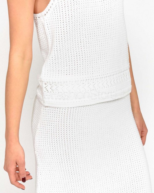 Not Shy Canotta Bianco  4608368 BLANC PUR