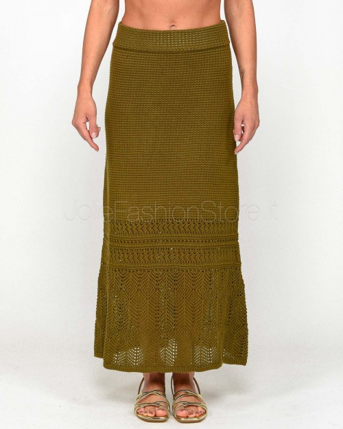 Not Shy Gonna Longuette Verde Militare  4608367 MILITARY