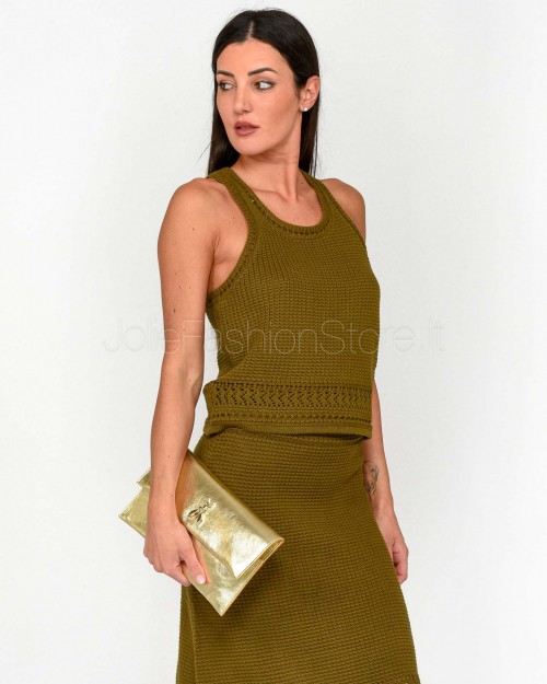 Not Shy Canotta Verde Militare