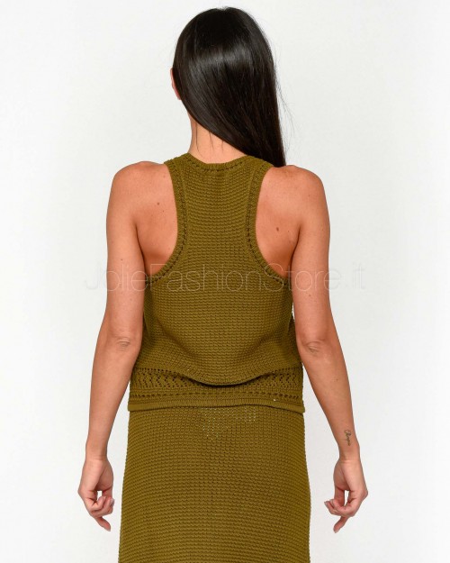 Not Shy Canotta Verde Militare  4608368 MILITARY