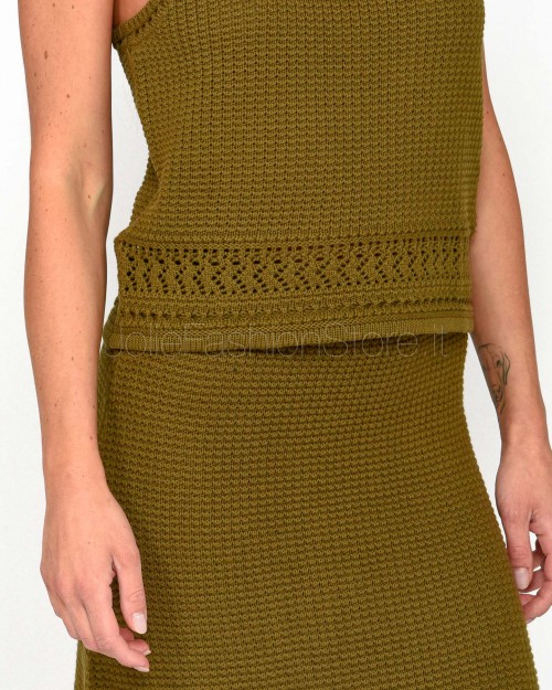 Not Shy Canotta Verde Militare  4608368 MILITARY