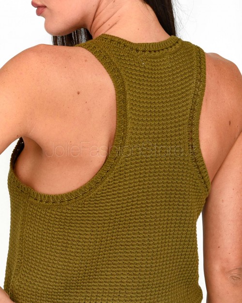 Not Shy Canotta Verde Militare  4608368 MILITARY