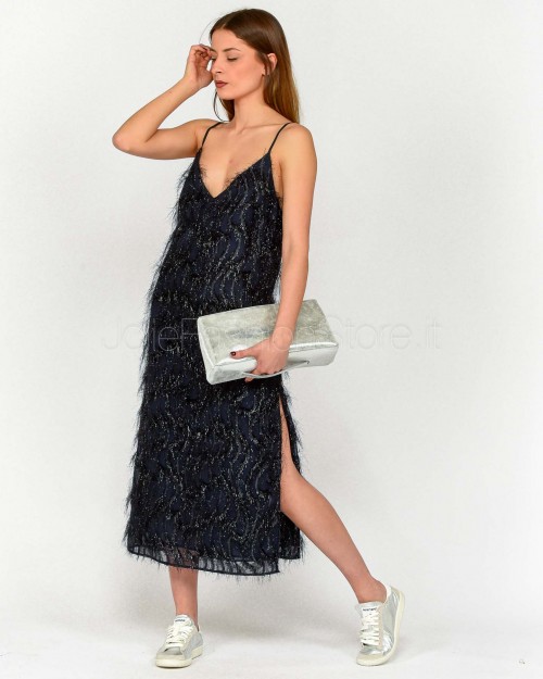 SOLO TRE ABITO MIDI NAVY  M1D0159 DU 89S